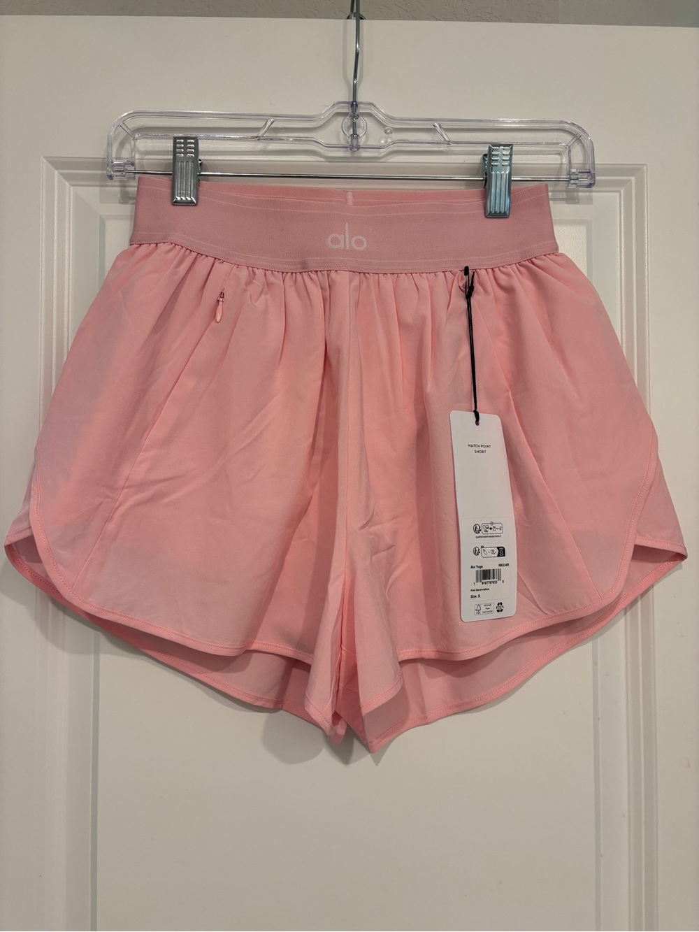 ALO Yoga Match Point Shorts Pink Marshmellow